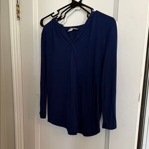 Liz Claiborne Deep Blue Blouse